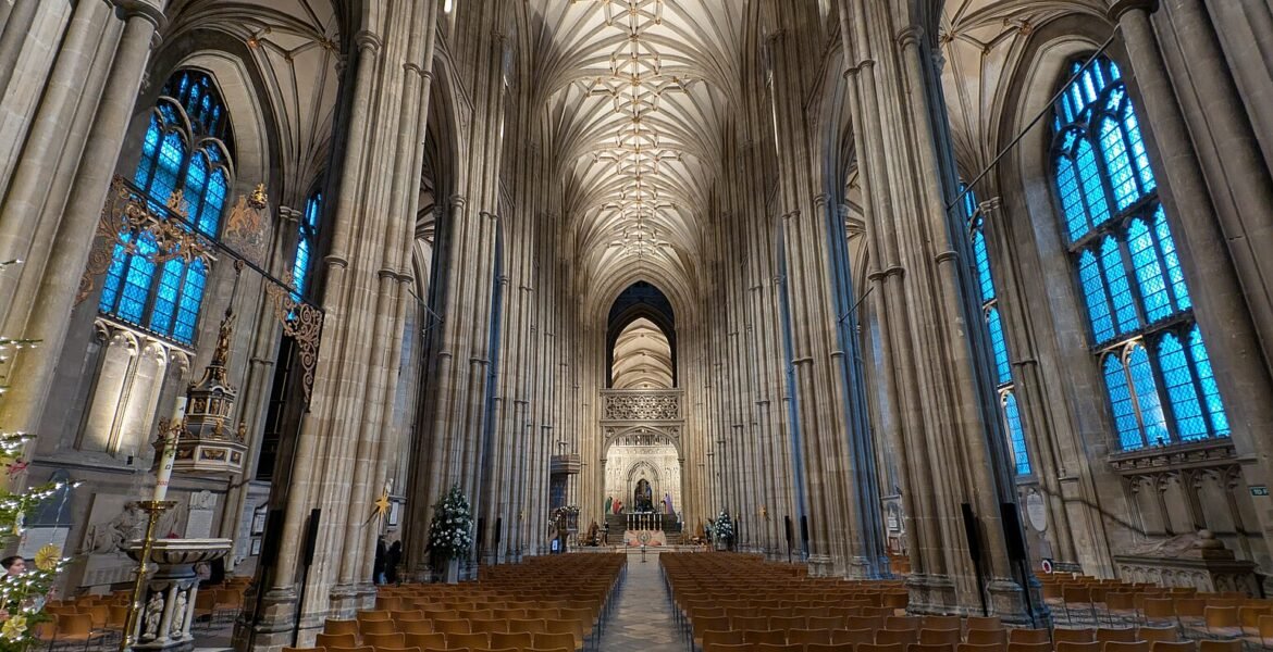 Canterbury Cathedral Interior View