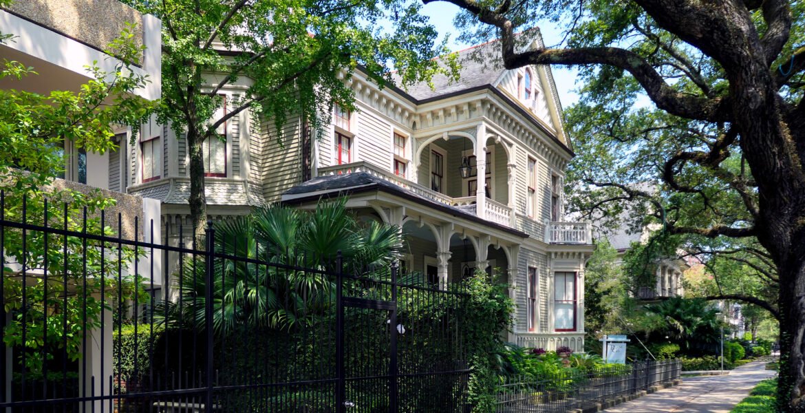 Streetview of Garden District, New Orleans