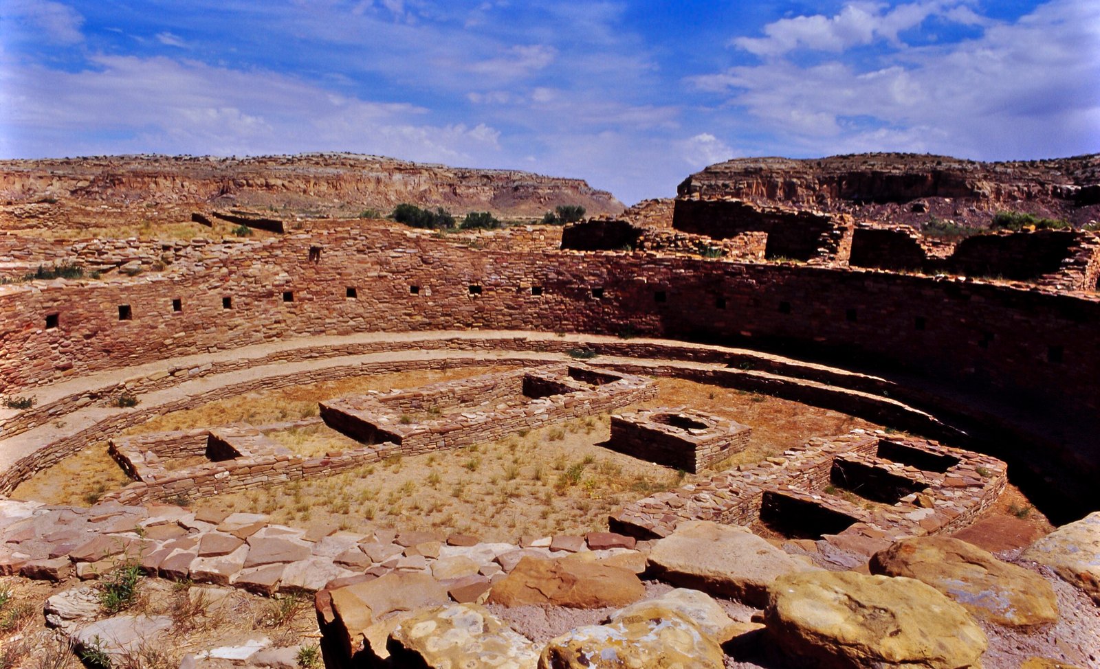 Ruins at Chaco Canyon