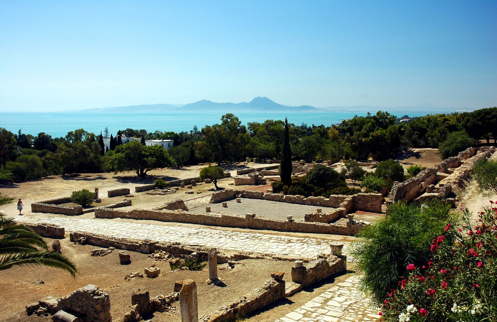 Ruins of Carthage, Tunisia (via Patrick Giraud, Wikimedia Commons).